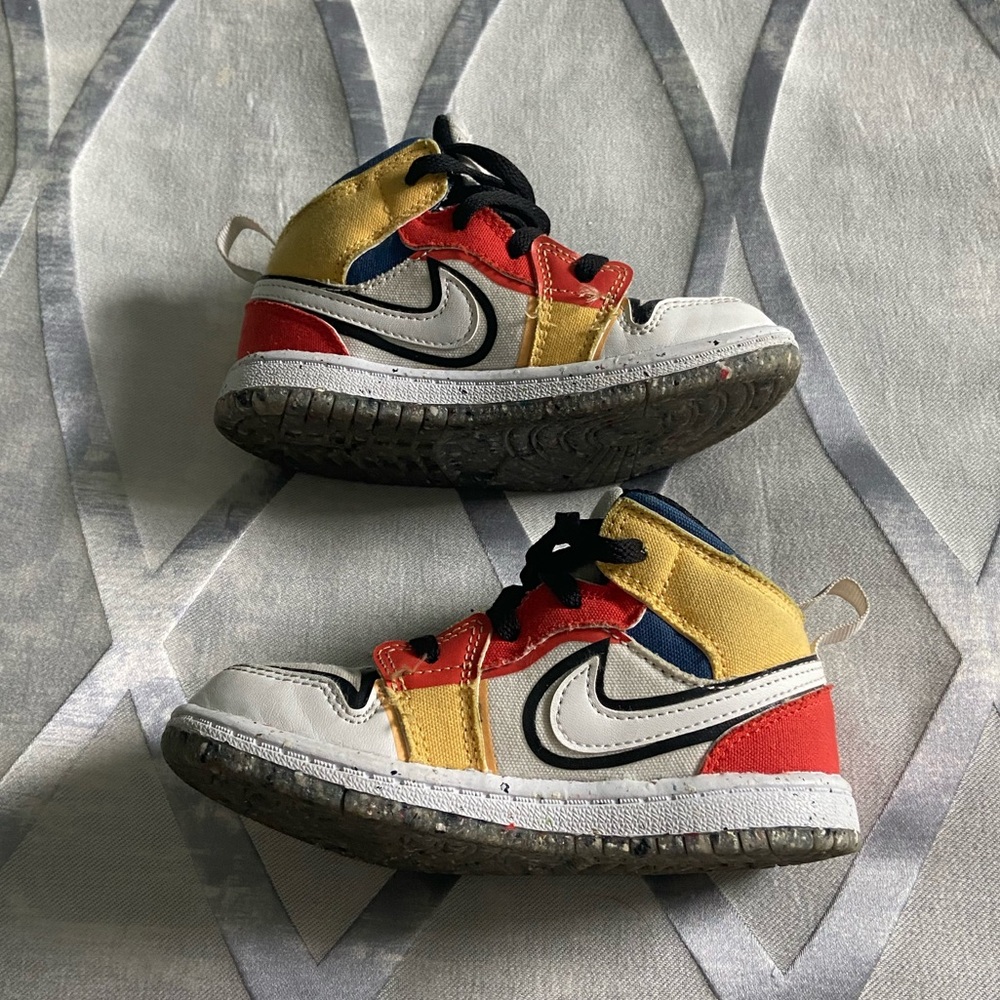 toddler Nike air Jordan 1 Mid size 9C Multi Color DV1321-100